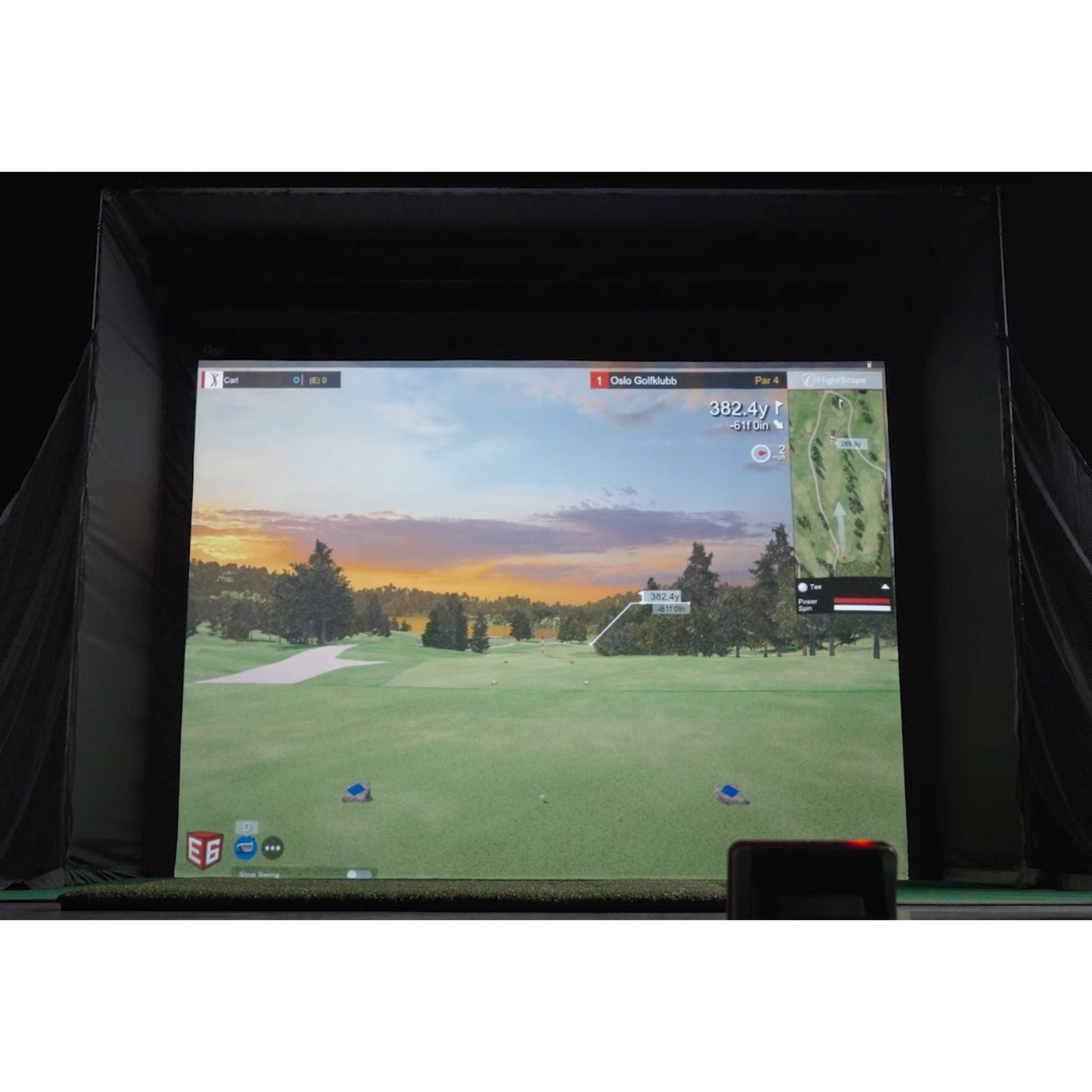 Carl's Place DIY Golf Simulator Enclosure Kit